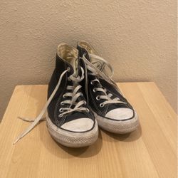 Black And White Converse Size 8 Women
