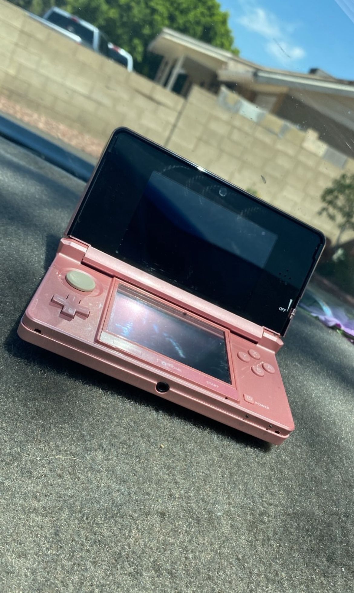 3DS pearl pink WITH GAMES