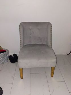 Velvet chair