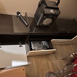 Media Console With Storage 