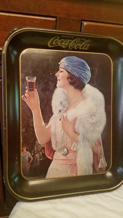 Beautifully aged Coca-Cola Platter