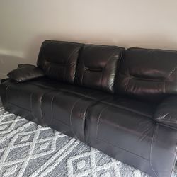 3 Seat Recliner Couch MUST GO  GIVE ME YOUR BEST OFFER