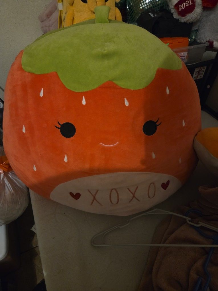 Strawberry Squishmallow (LARGE SIZE)