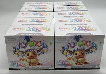 Pokemon prismatic evolutions elite trainer box