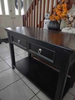 Ashley Black Sofa Table/Desk