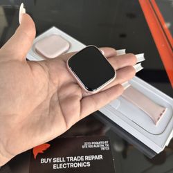 Apple Watch Series 9 45mm Pink Aluminum GPS+Cellular! 90 day warranty! We offer financing!