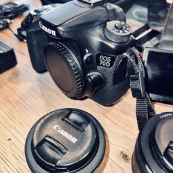 Canon 70D DSLR and Accessories 