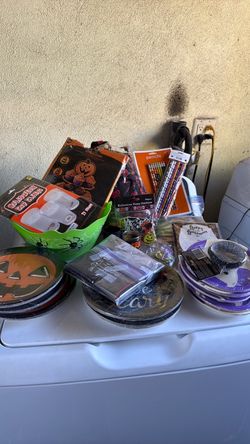 Halloween party stuff