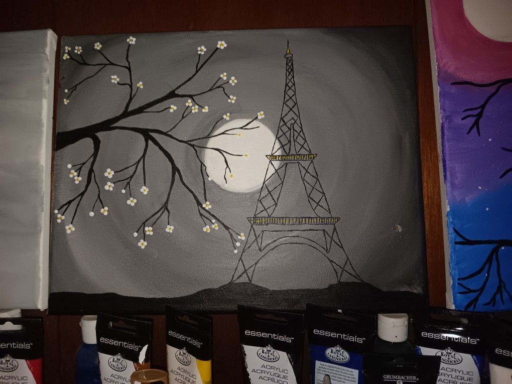 Eiffel Tower Painting