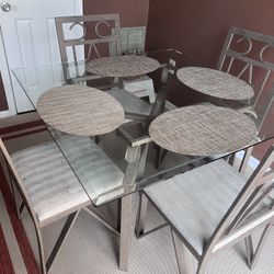 Glass Table w/ Chairs