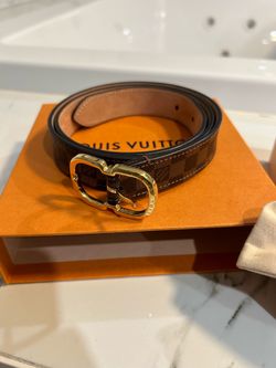 Louis Vuitton Damier Ebene Mini 25 mm Belt