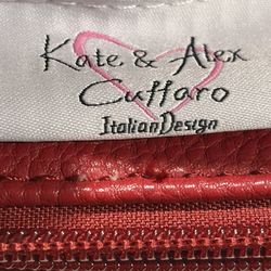 Kate & Alex Cuffaro Italian design Purse Red* New. 
