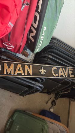 Man Cave Saints sign