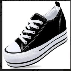 REFRASE LIFE Womens Platform Sneakers 