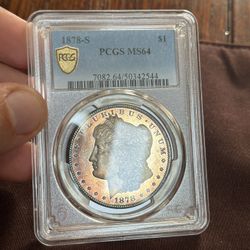1878 S PCGS MS64 Morgan Dollar