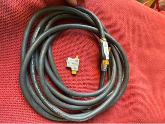 Heavy duty gold plated HDMI cable and Multi port adaptor