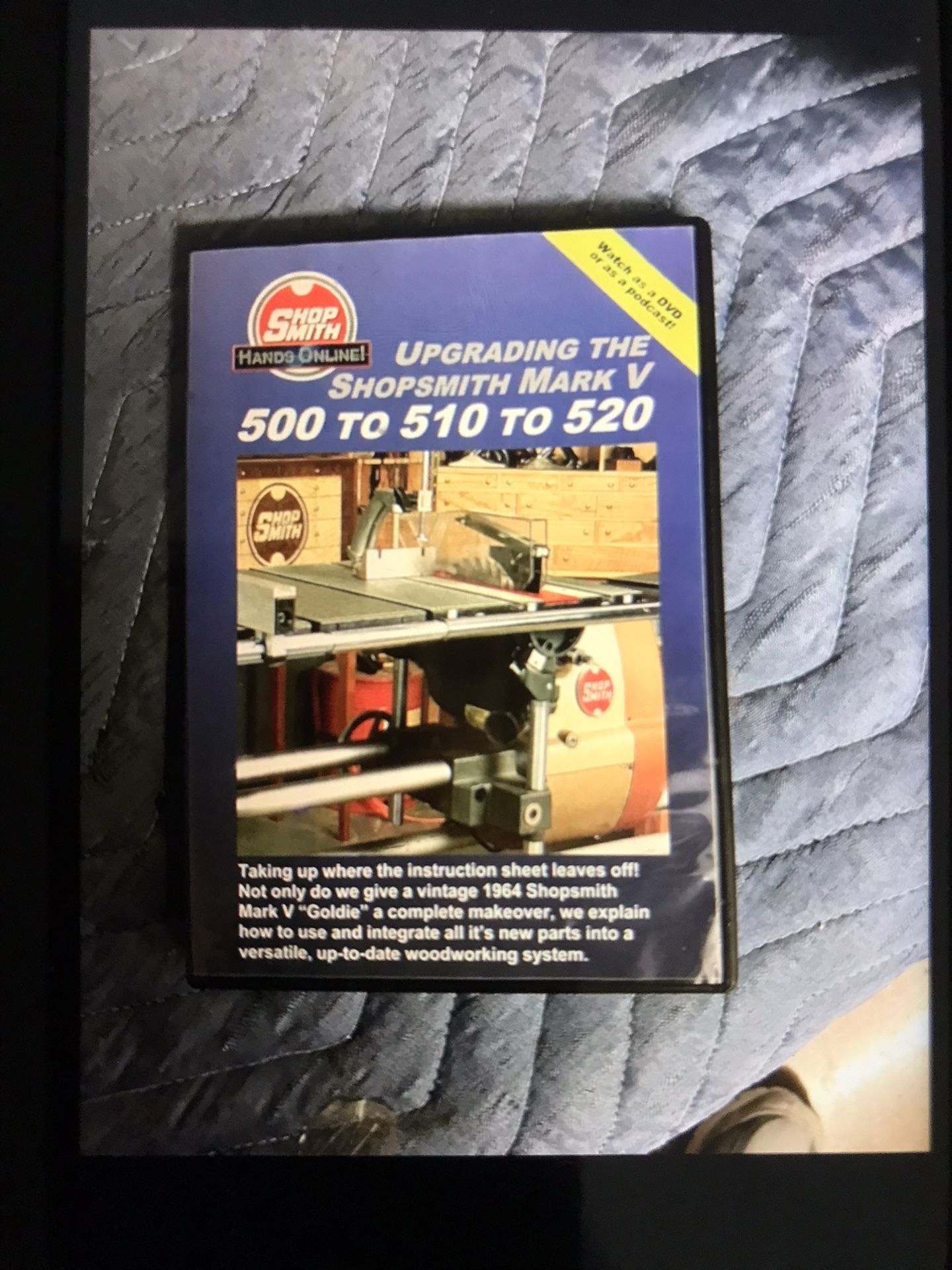 Shopsmith Mark V Upgraded To 520. With Refurbished Shopsmith Bandsaw attachment.