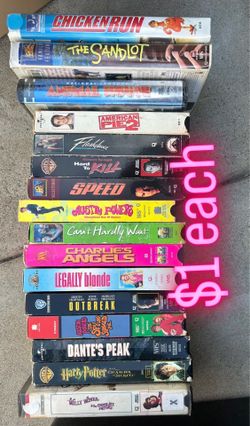VHS tapes !