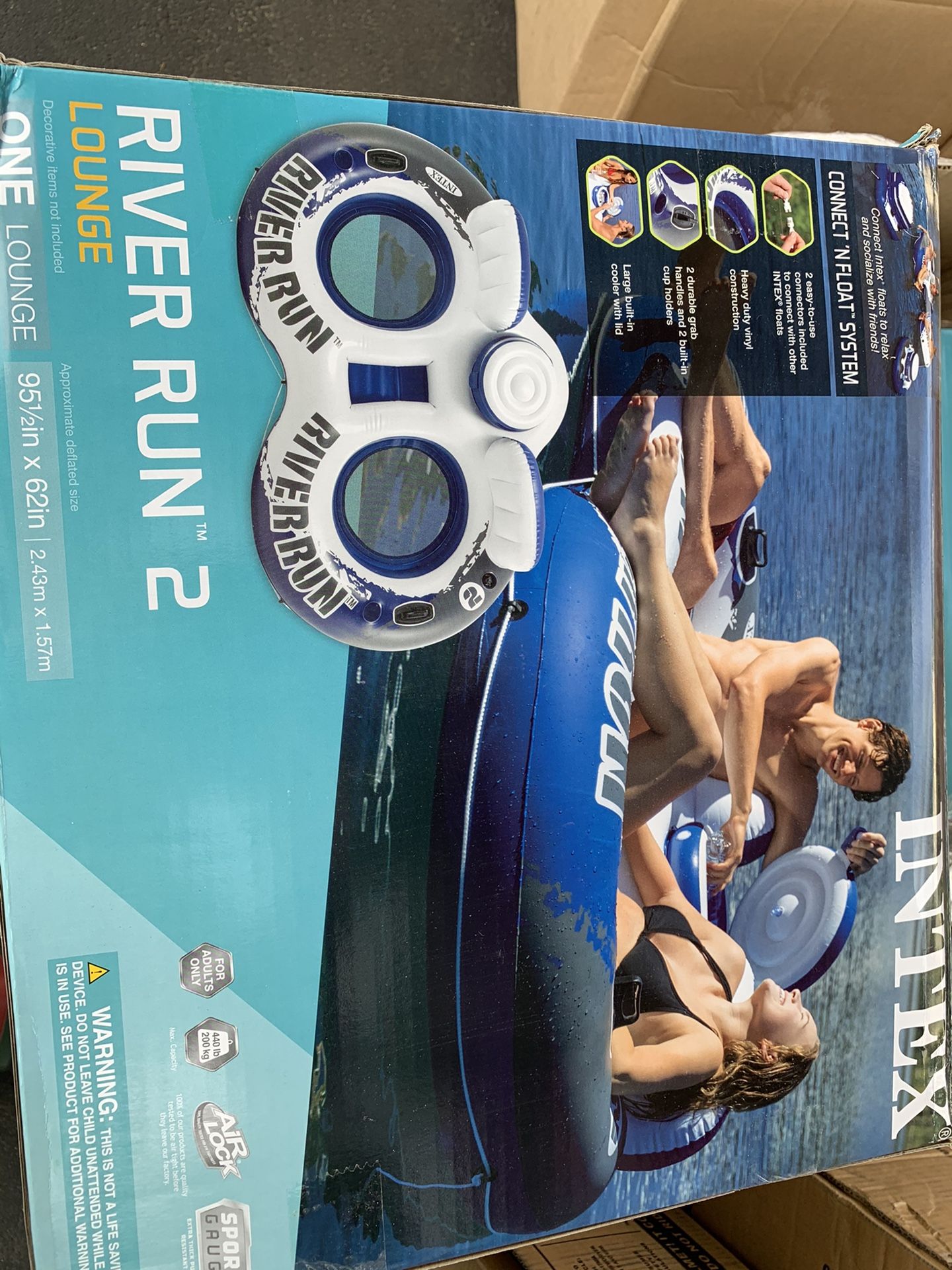 Intex River Run II Inflatable Tube NEW!