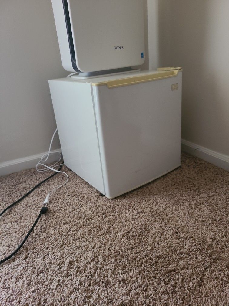White Mini Fridge