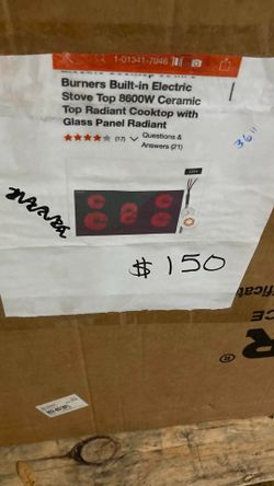 Built In Electric Stove Top