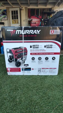 NEW dual fuel generator 6875w powered by Briggs & Stratton NUEVO