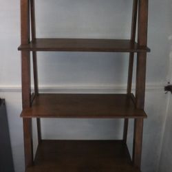 Wooden Ladder Bookshelf 