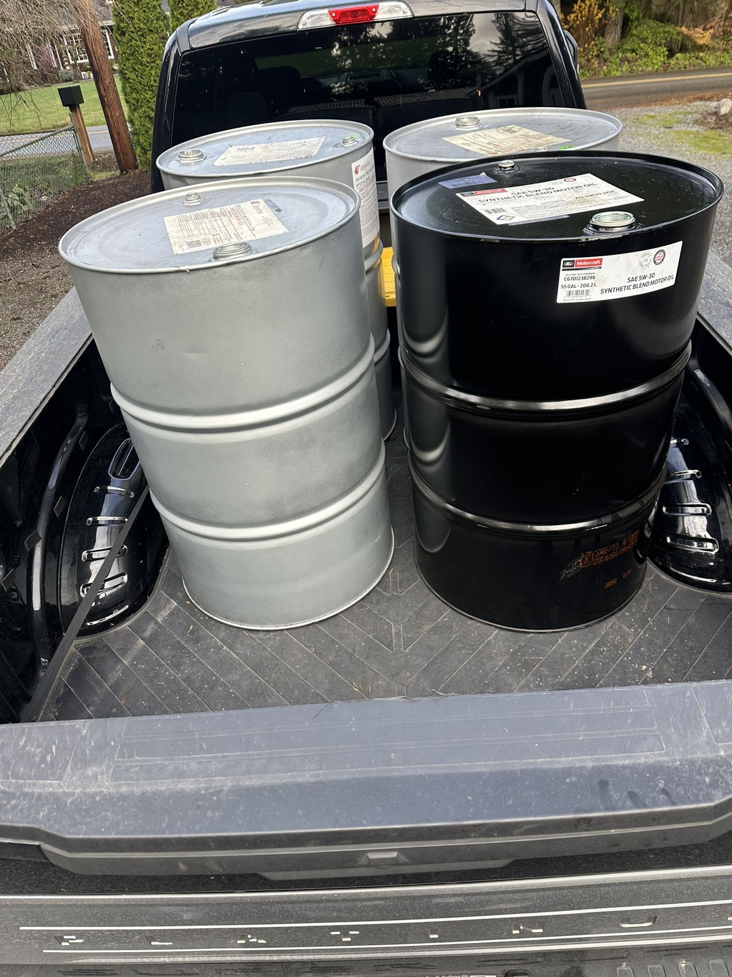 55 Gallon Metal Drums
