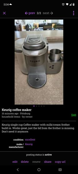 Keurig coffee maker