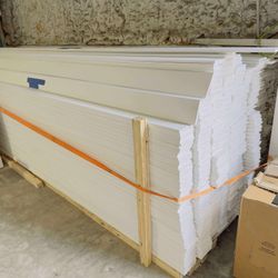 🔥New 9/16 in. x 5 1/4 in. x 192 in. (16 f.t) and 144 in. (12 f.t) Primed Finger Jointed Baseboard Moulding🔥 🤯Available for just $0.88/f.t🤯 