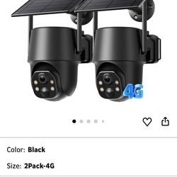 Sehmua pan tilt security camera solar powered