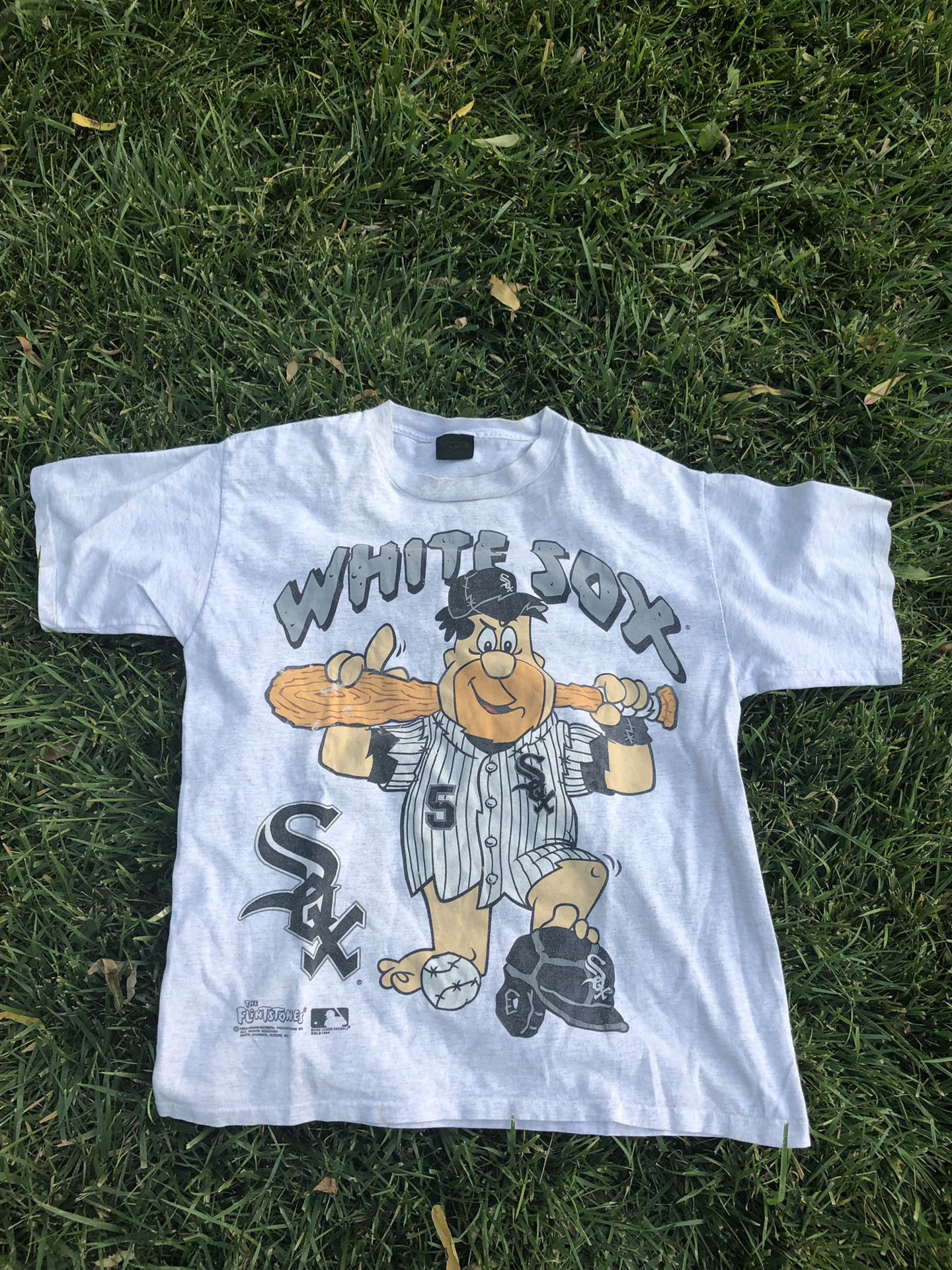 Vintage 90s MLB White Sox Fred Flintstones tee t shirt for Sale in  Milpitas, CA - OfferUp