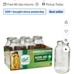64 Ounce Ball Jars