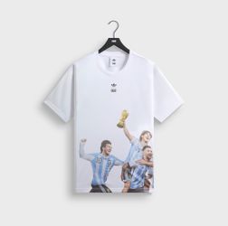 Kith Messi Adidas Football World Cup Graphic Tee Size Large