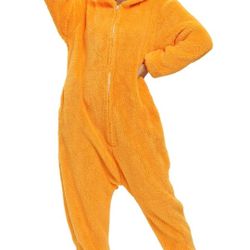 Garfield ault Onesie Pajamas Animal One Piece Costume Halloween Cosplay for Women Men size medium
