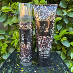 Bath & Body Works A Toast to You Body Cream and Mist Set