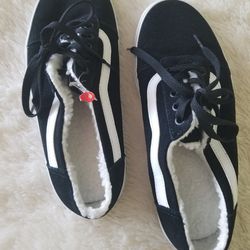Van's Black Suede Low At The Heel  Sneakers 8