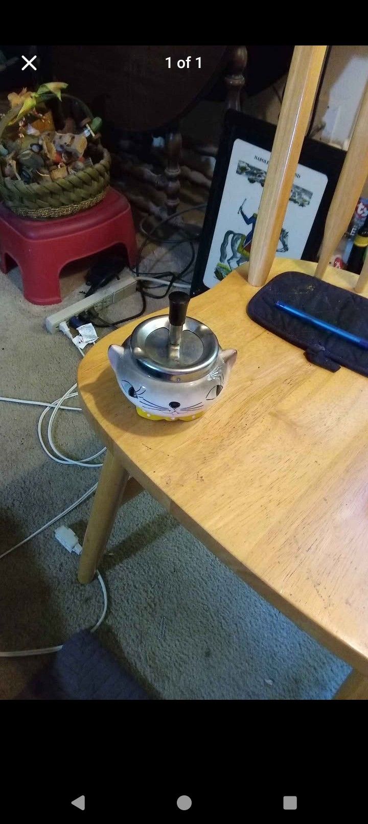 Vintage Holt Howard Cat Ashtray 