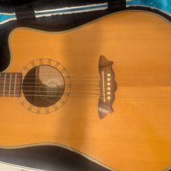 FSOFT Washburn D46SCE Acoustic-Electric w/Case