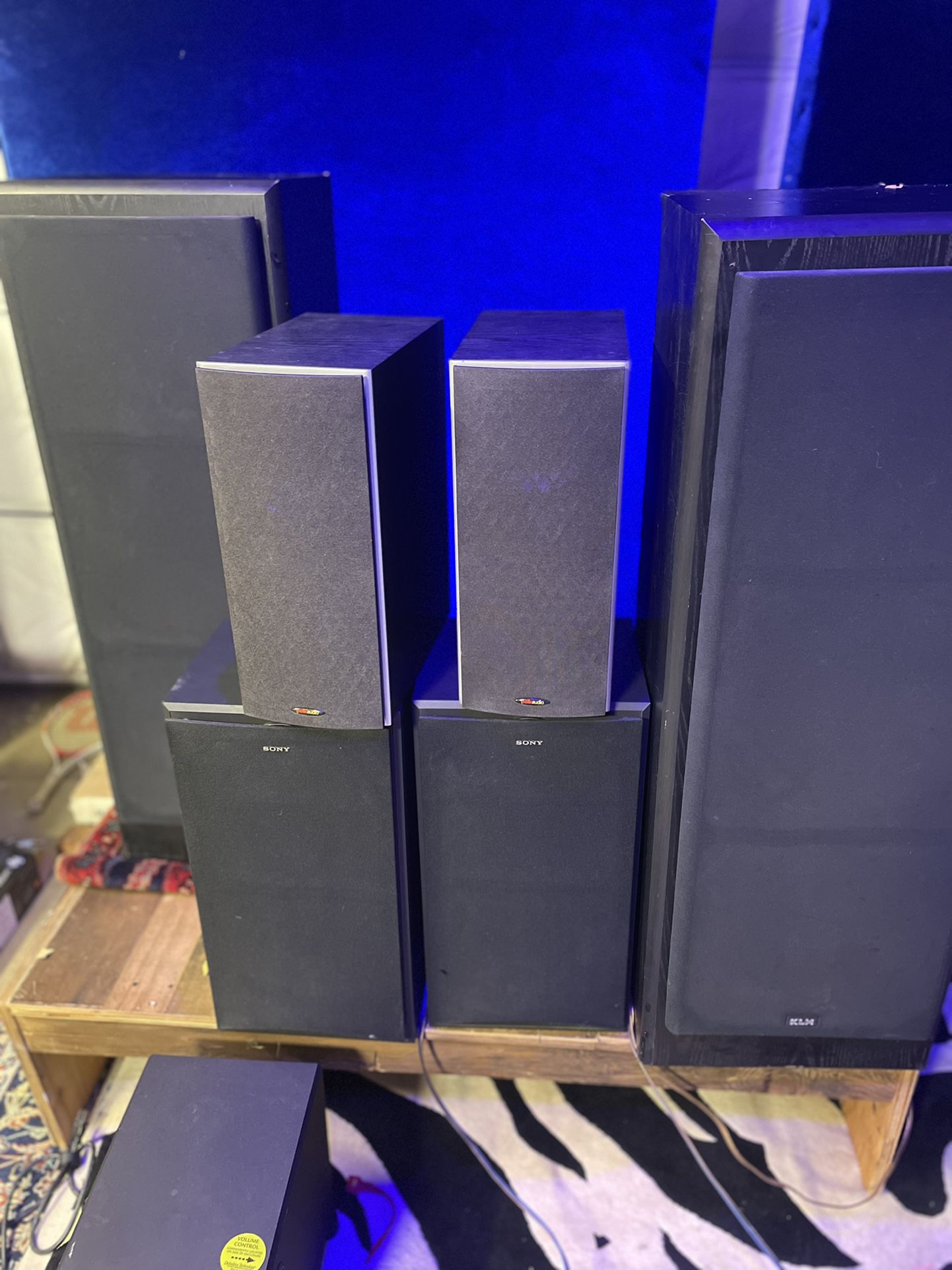 $50/each pair Of Speakers Or $200   The Subwoofer Is $50