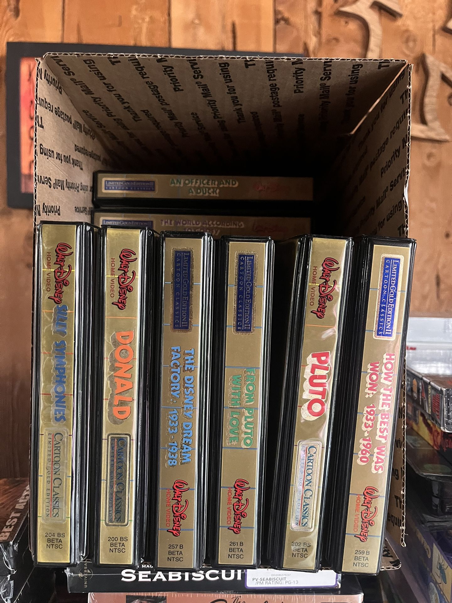14 Walt Disney Betamax Cartoon Classics Vintage Video Cassette Tapes