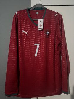 Ronaldo # 7  Playera Loca Portugal 🇵🇹   Oficial Puma  (Versión Aficionado) XXL