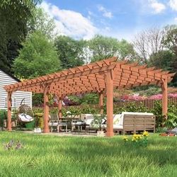Brand new 12x24 patio gazebo, Cedarwood