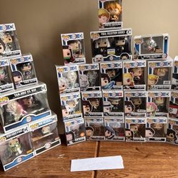 FUNKO POP LOT - MHA, DEMON SLAYER, SUPERNATURAL, JJK, AOT, MARVEL, DC AND MORE!