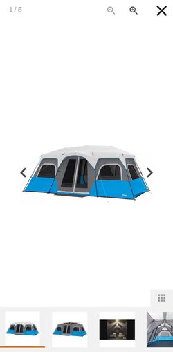 CORE 12-person Instant Cabin Tent with Built-In LED Lighting System