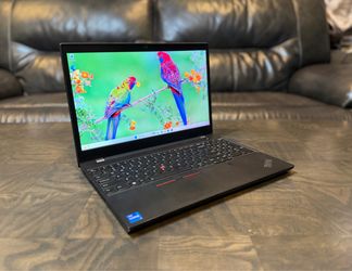 Lenovo ThinkPad Gen 3 T15p 15.6” Core i7 12th gen 16GB RAM 512GB SSD 4K resolution RTX 3050 4GB GPU USB C Windows 11 laptop computer