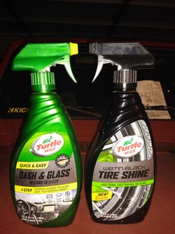 Tire shine dash interior $8 for both