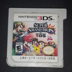 Super Smash Bros for Nintendo 3DS (no case)