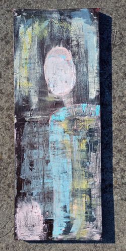 Original Abstract Painting 35" x 14" *50.00* Home Decor Artwork Art Paint
