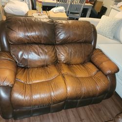 Leather Sofa N Love Seat And Recliner Electric